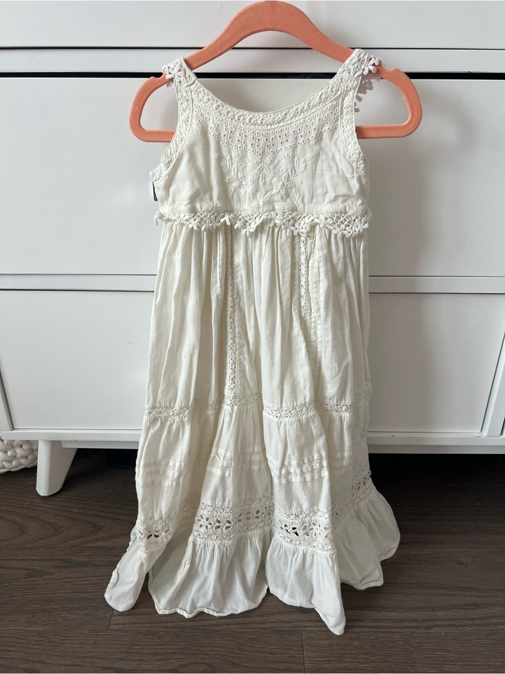 🤍Love Shack Fancy Toddler Cream Eyelet Maxi Dress - (18m-24m)🤍
